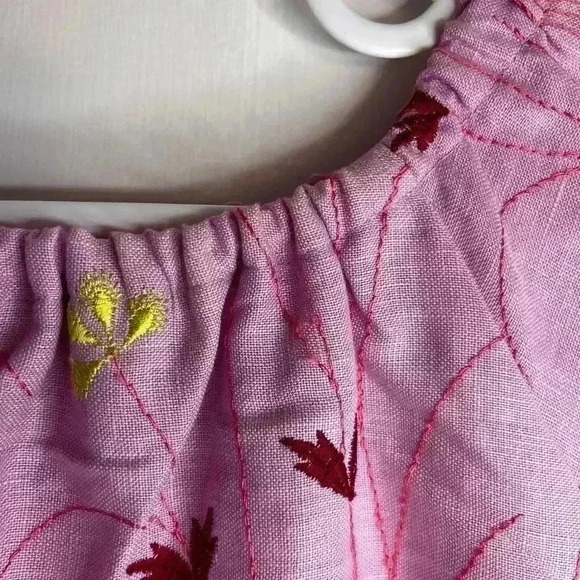 Brand New Handmade A-Line Cap  Sleeve Dress Size 6/7yrs - Picture 4 of 8